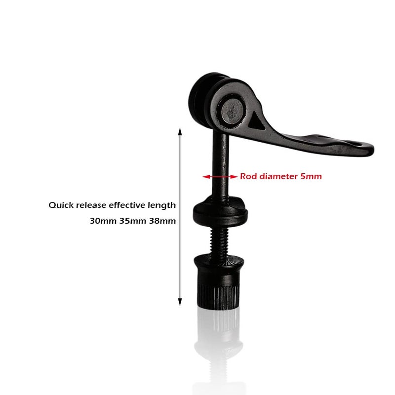 MagiDeal Bike Seat Post Quick Release Pin Binder Clamp Bolt Cycling Replacement Part Bicycle Alloy Seatpost - Image 2